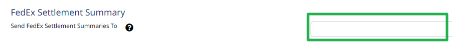 Notification Settings for Settlement Summary emails